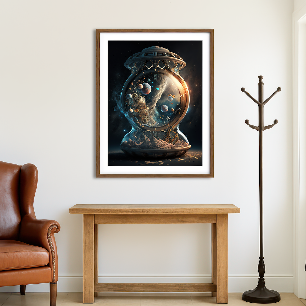 AUTO-MOCKUP ROOM | Eons of Planets Wall Art
