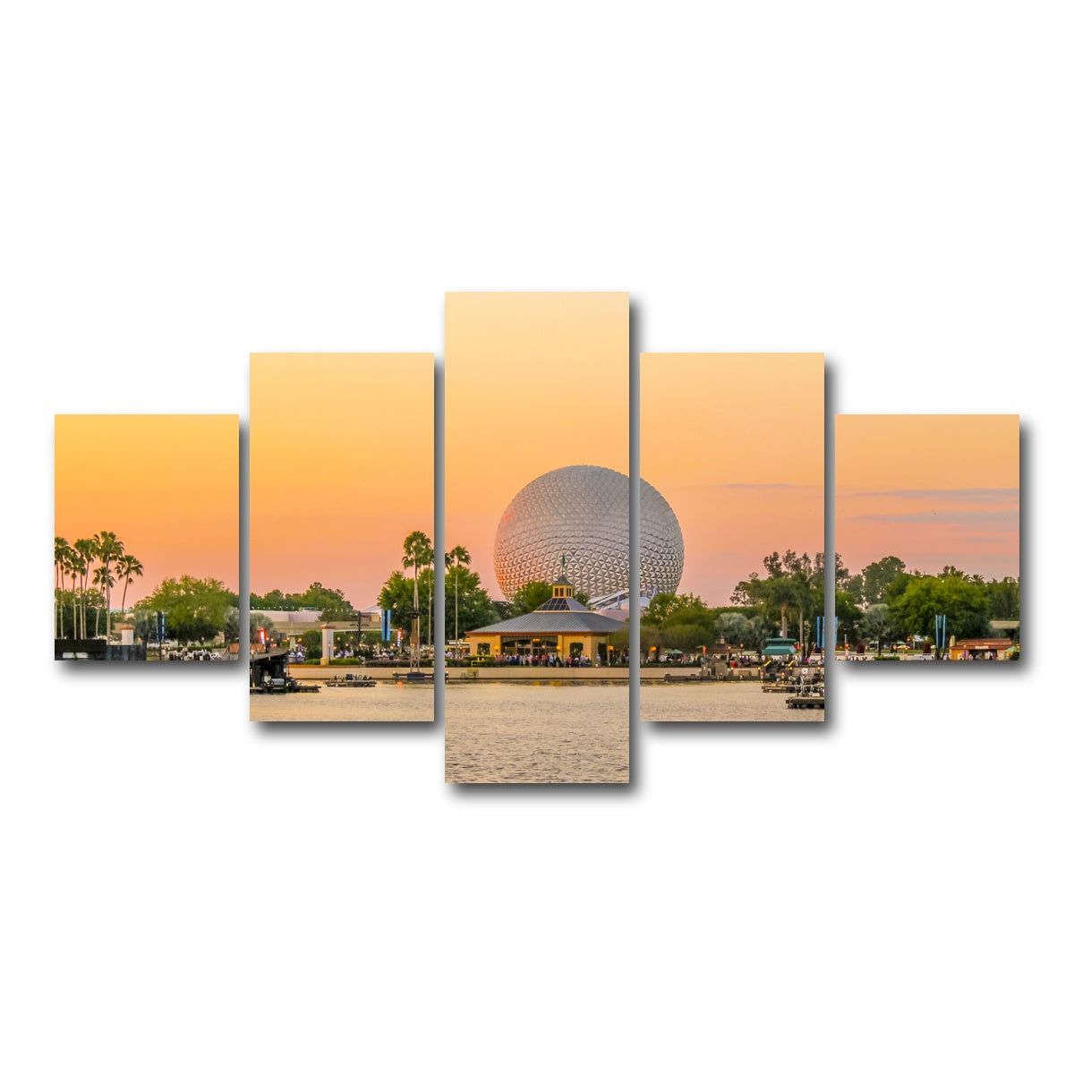 AUTO-MOCKUP WHITE | Epcot | 5 Piece | Gallery Wrap Canvas | group=5_short