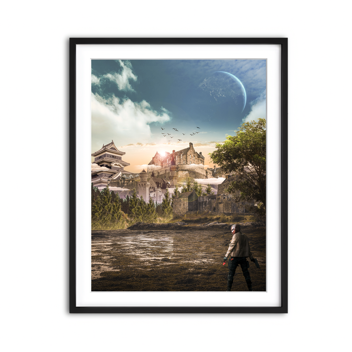 Framed Print 3x4 Black