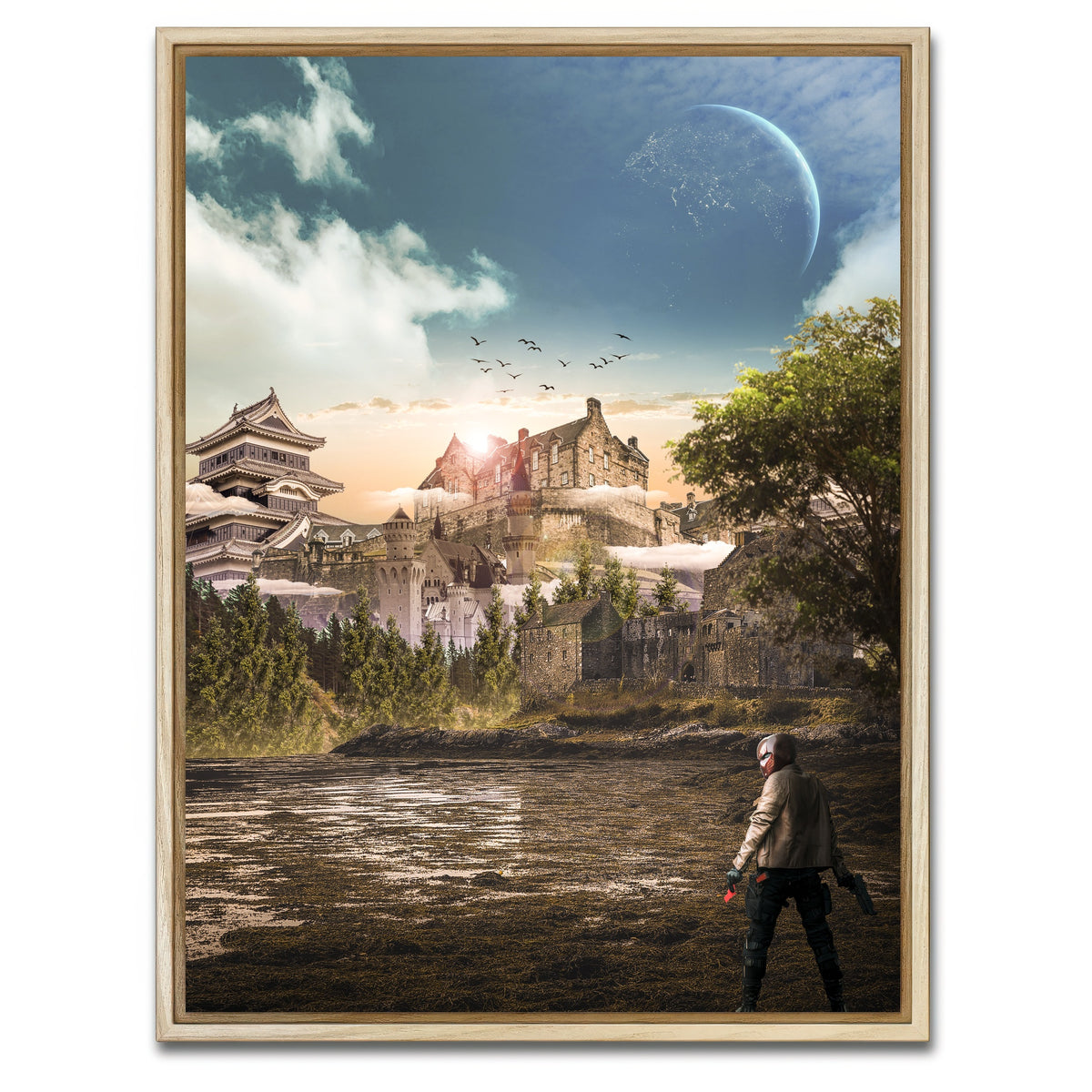 AUTO-MOCKUP WHITE | Espionage | 1 Piece | Natural Framed Canvas | group=3x4