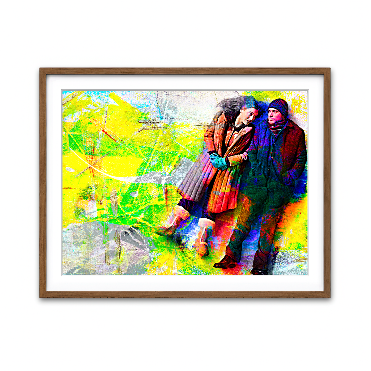 Framed Print 4x3 Walnut