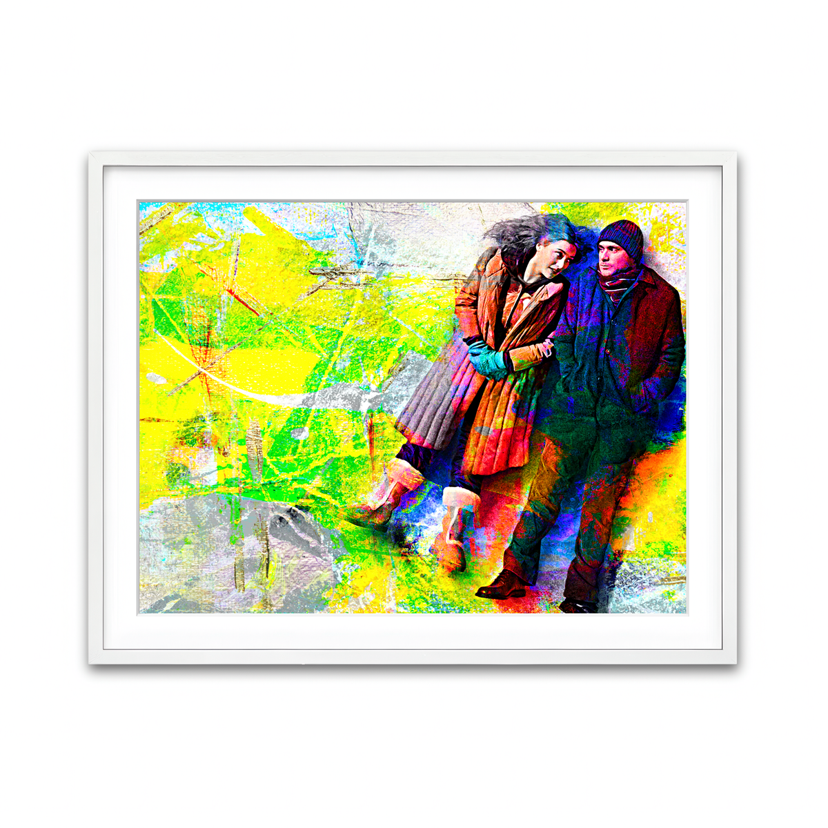 Framed Print 4x3 White