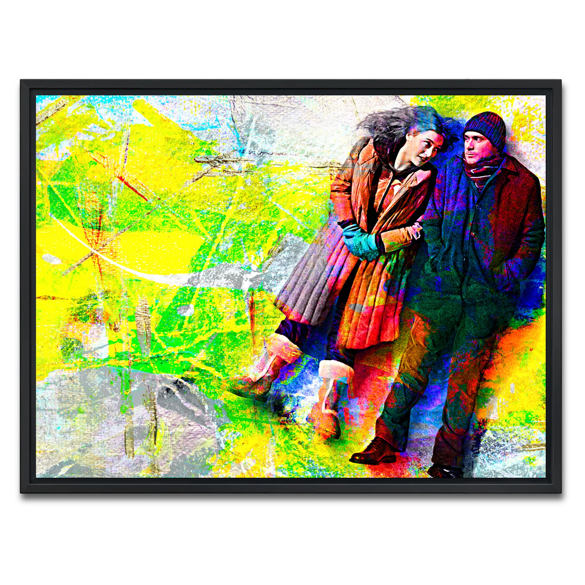 AUTO-MOCKUP WHITE | Eternal Sunshine of the Spotless Mind | 1 Piece | Black Framed Canvas | group=4x3