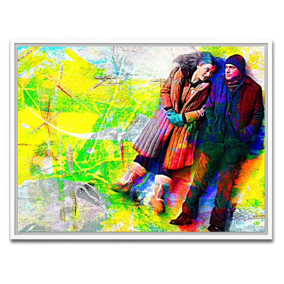 AUTO-MOCKUP WHITE | Eternal Sunshine of the Spotless Mind | 1 Piece | White Framed Canvas | group=4x3