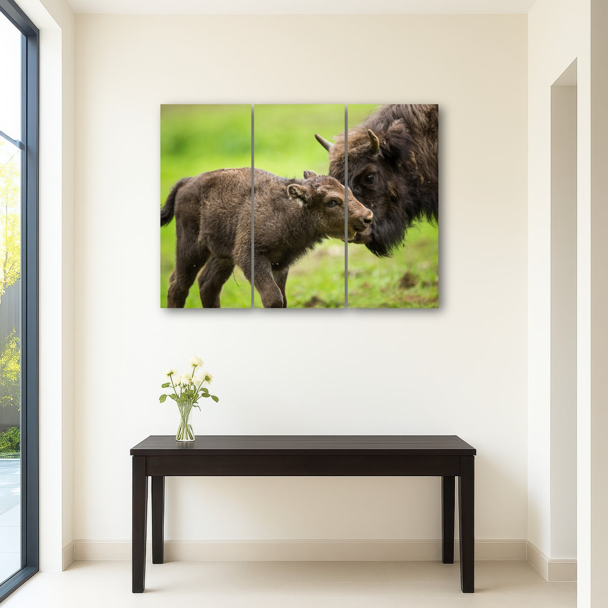 AUTO-MOCKUP ROOM | European Bison and Calf