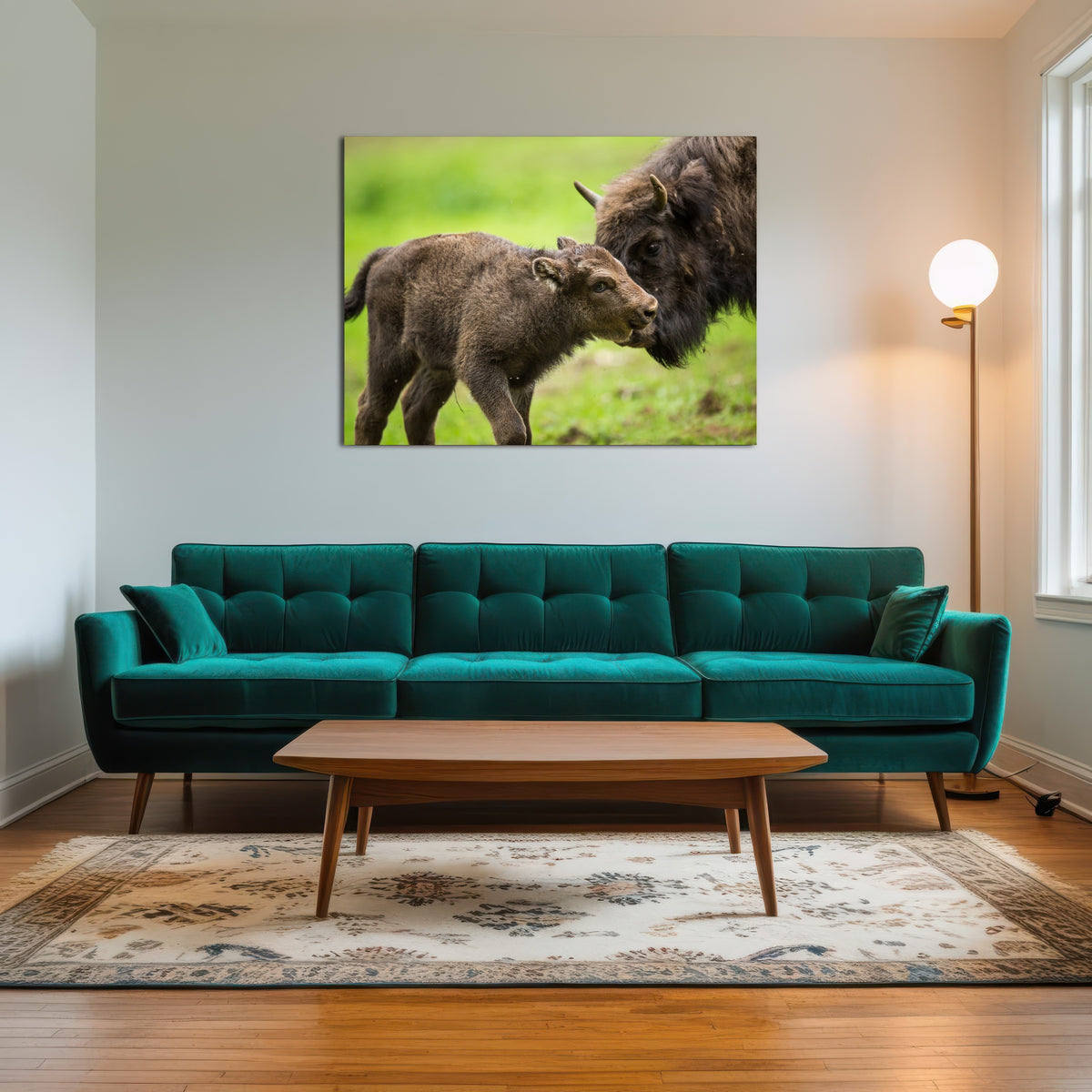 AUTO-MOCKUP ROOM | European Bison and Calf