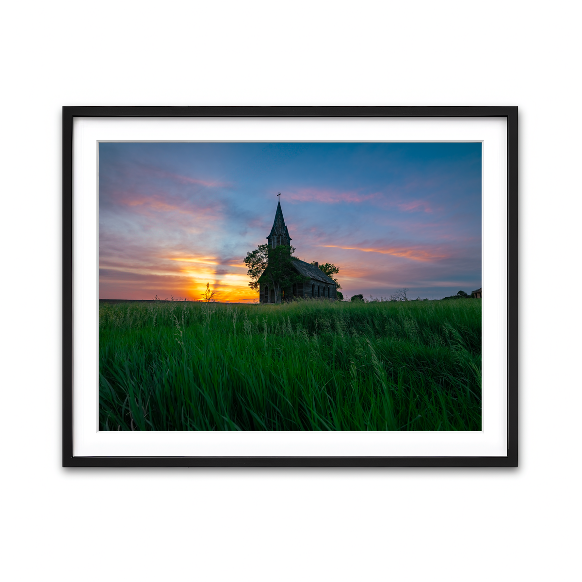 Framed Print 4x3 Black