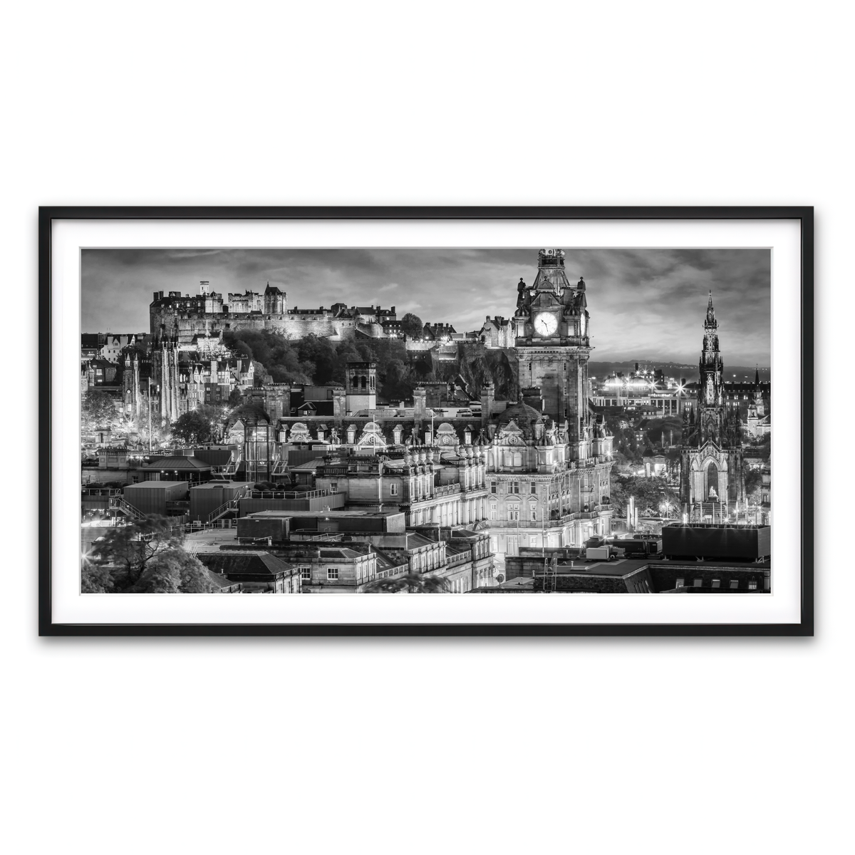 Framed Print 2x1 Black