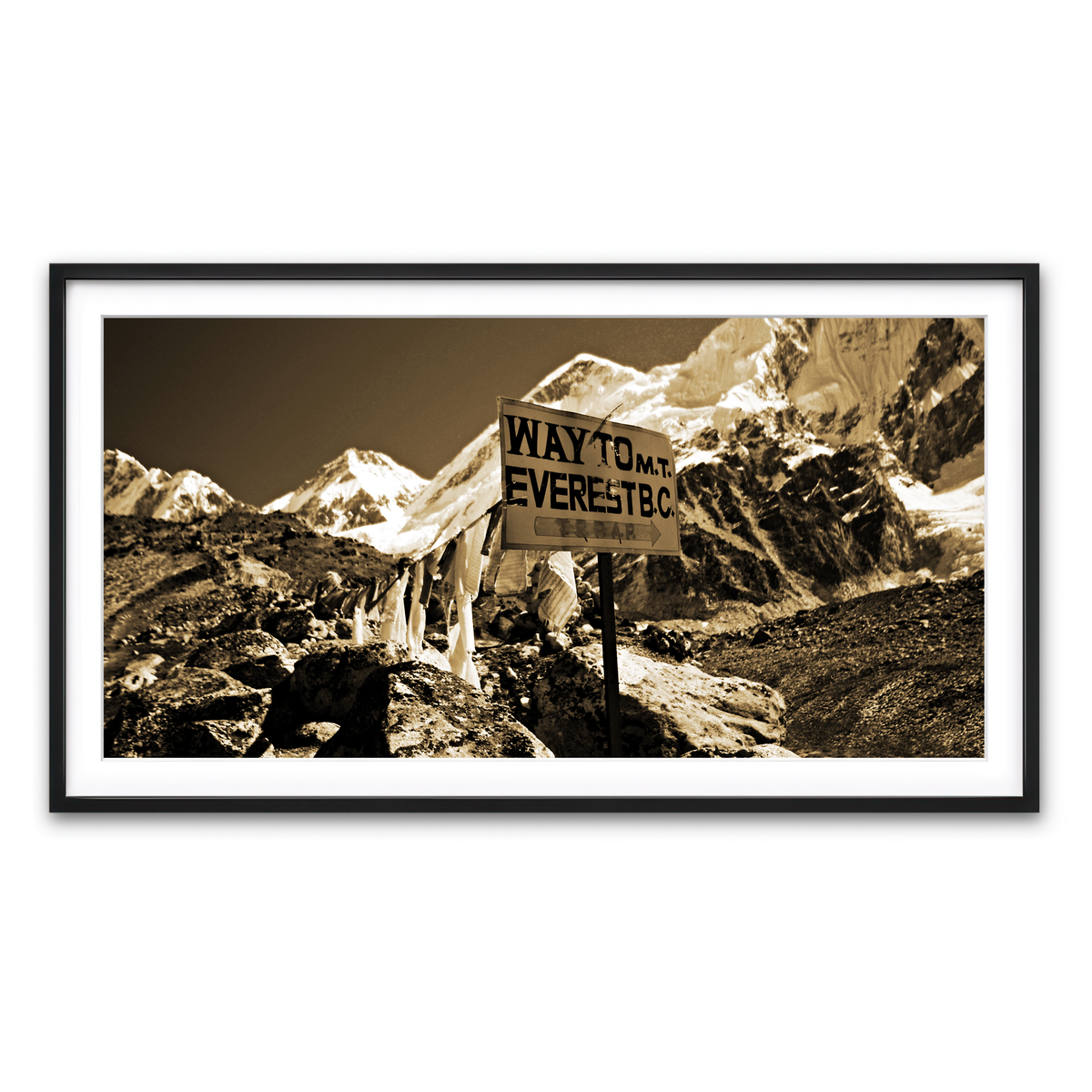 Framed Print 2x1 Black
