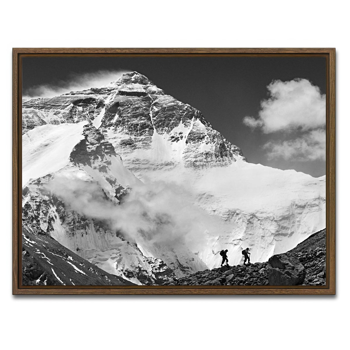 AUTO-MOCKUP WHITE | Everest | 1 Piece | Walnut Framed Canvas | group=4x3