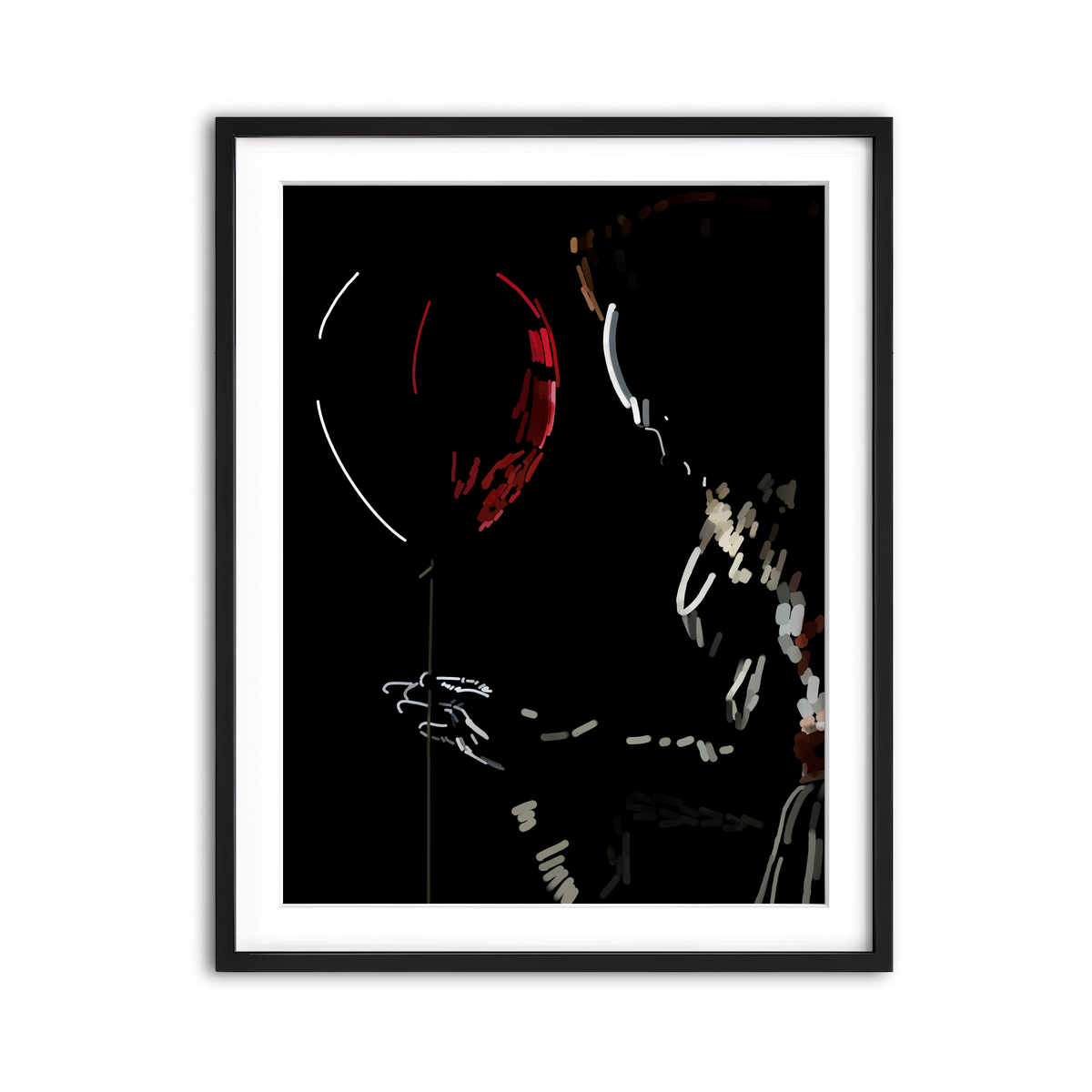 Framed Print 3x4 Black