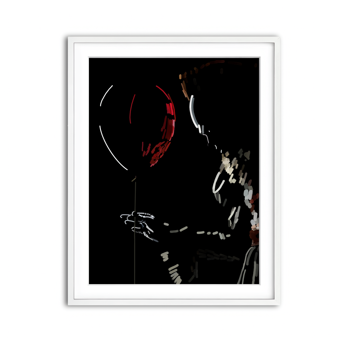 Framed Print 3x4 White