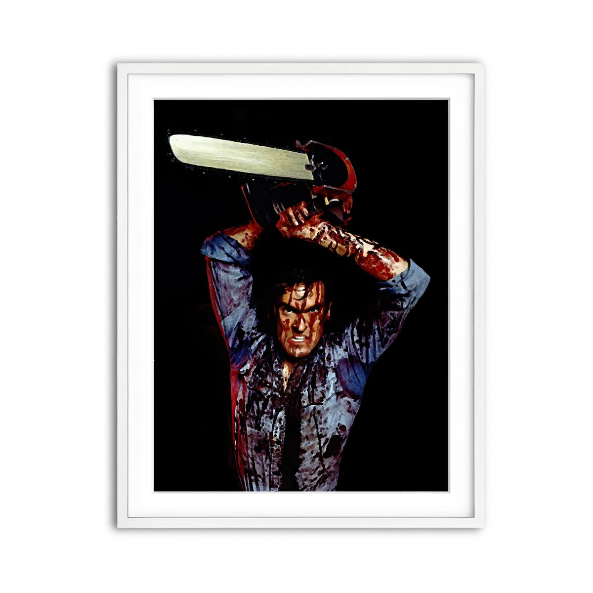 Framed Print 3x4 White