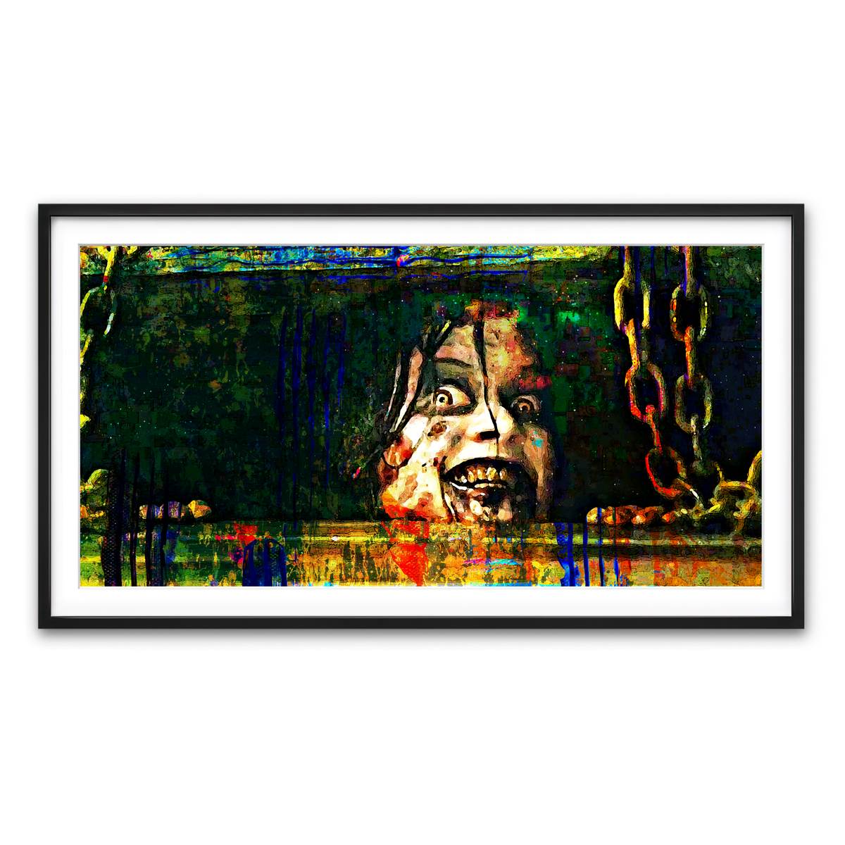 Framed Print 2x1 Black