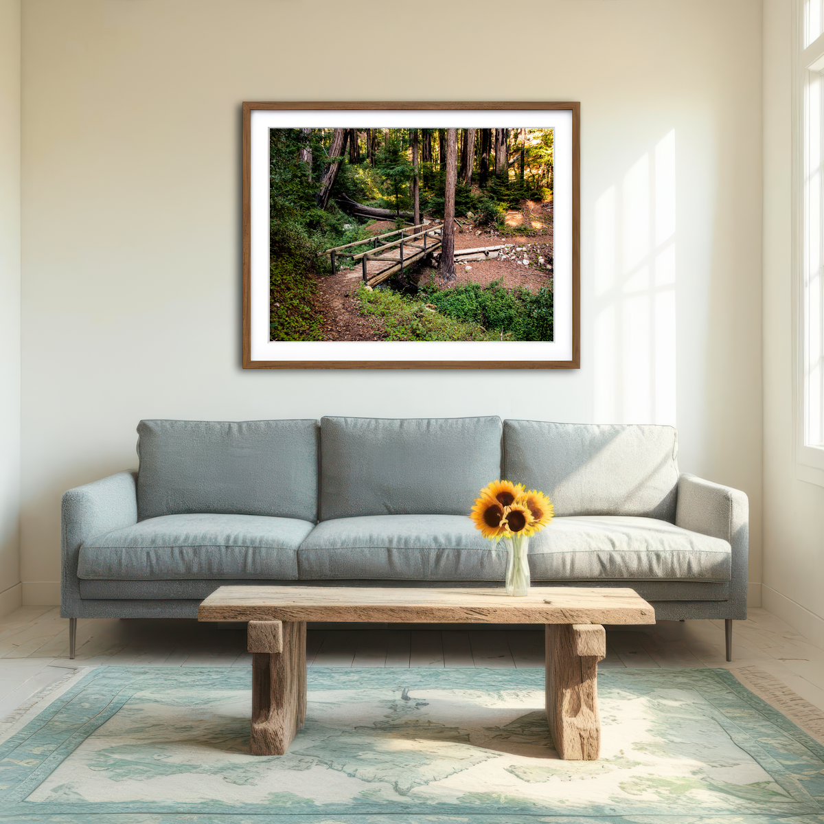 AUTO-MOCKUP ROOM | Ewoldsen Loop Bridge Wall Art