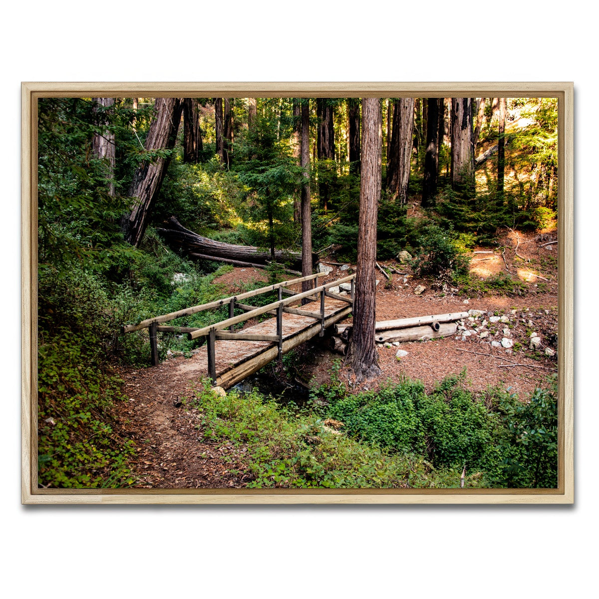 AUTO-MOCKUP WHITE | Ewoldsen Loop Bridge | 1 Piece | Natural Framed Canvas | group=4x3