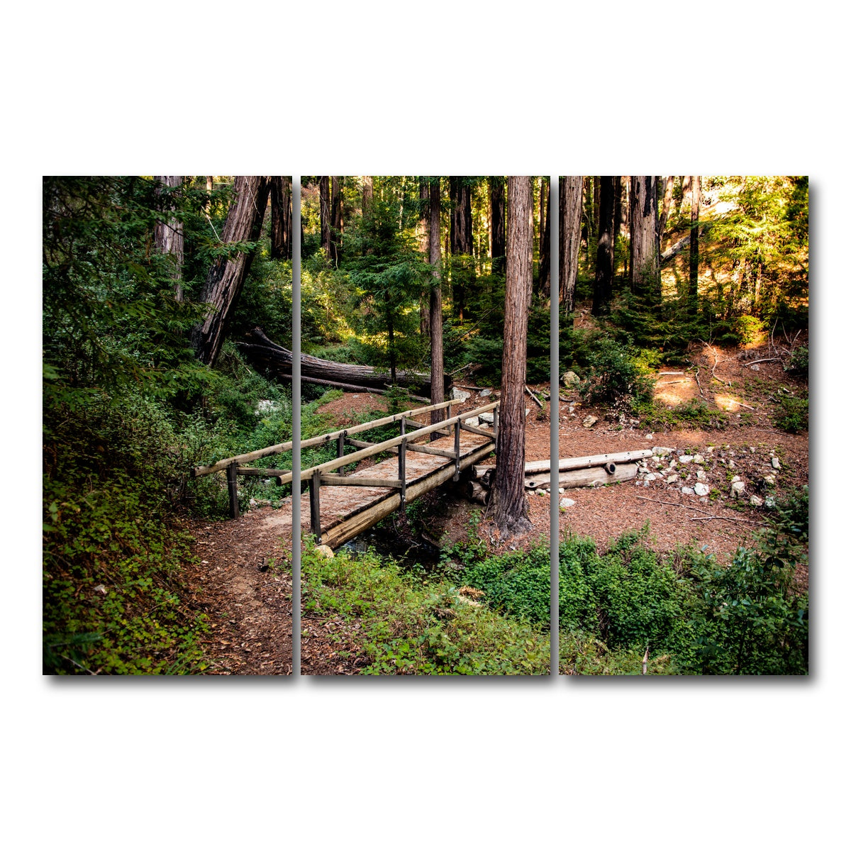 AUTO-MOCKUP WHITE | Ewoldsen Loop Bridge | 3 Piece | Gallery Wrap Canvas | group=12x24