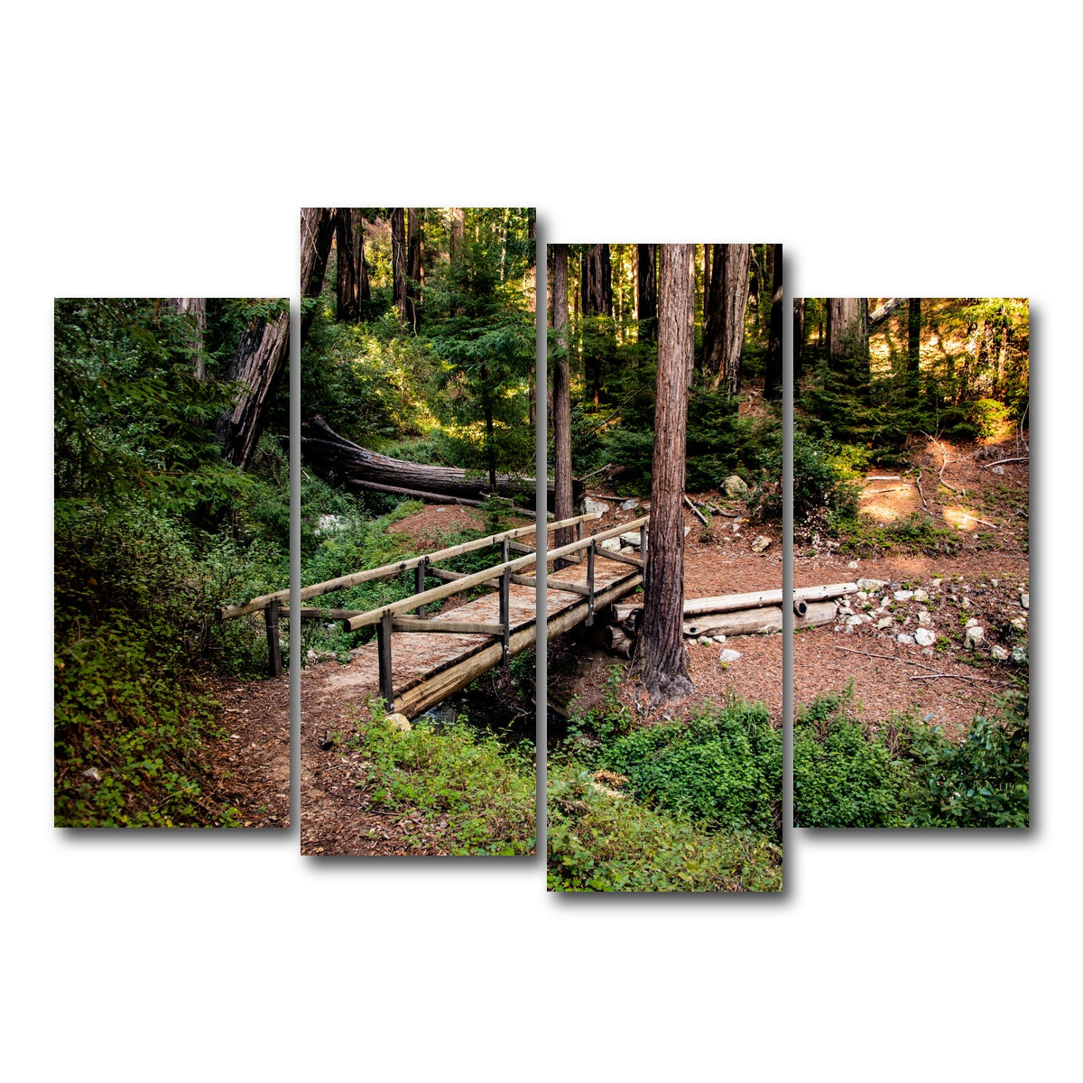 AUTO-MOCKUP WHITE | Ewoldsen Loop Bridge | 4 Piece | Gallery Wrap Canvas | group=4_normal