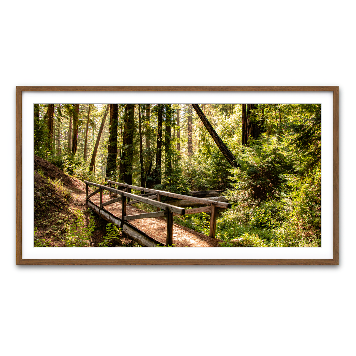 Framed Print 2x1 Walnut