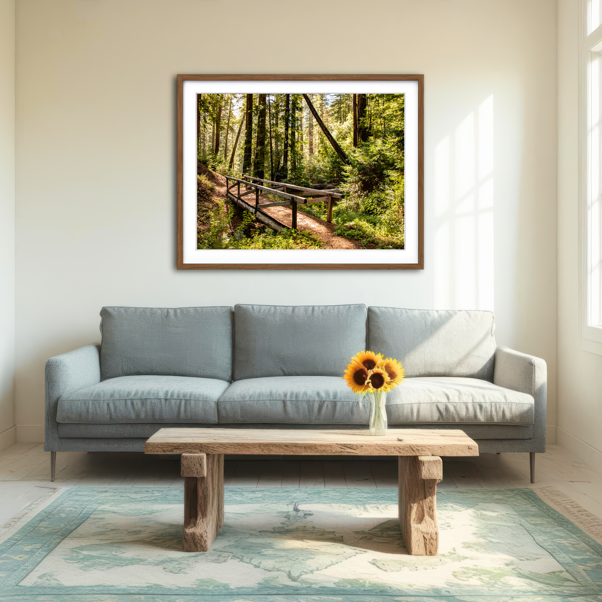 AUTO-MOCKUP ROOM | Ewoldsen Trail Bridge Wall Art