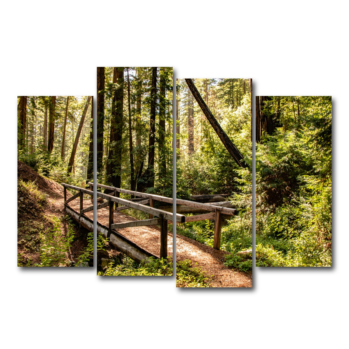 AUTO-MOCKUP WHITE | Ewoldsen Trail Bridge | 4 Piece | Gallery Wrap Canvas | group=4_normal