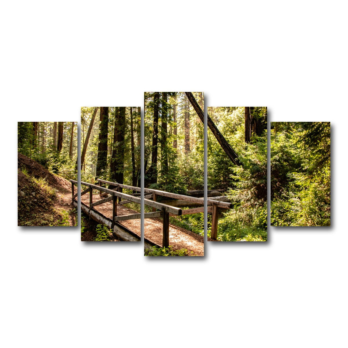 AUTO-MOCKUP WHITE | Ewoldsen Trail Bridge | 5 Piece | Gallery Wrap Canvas | group=5_normal