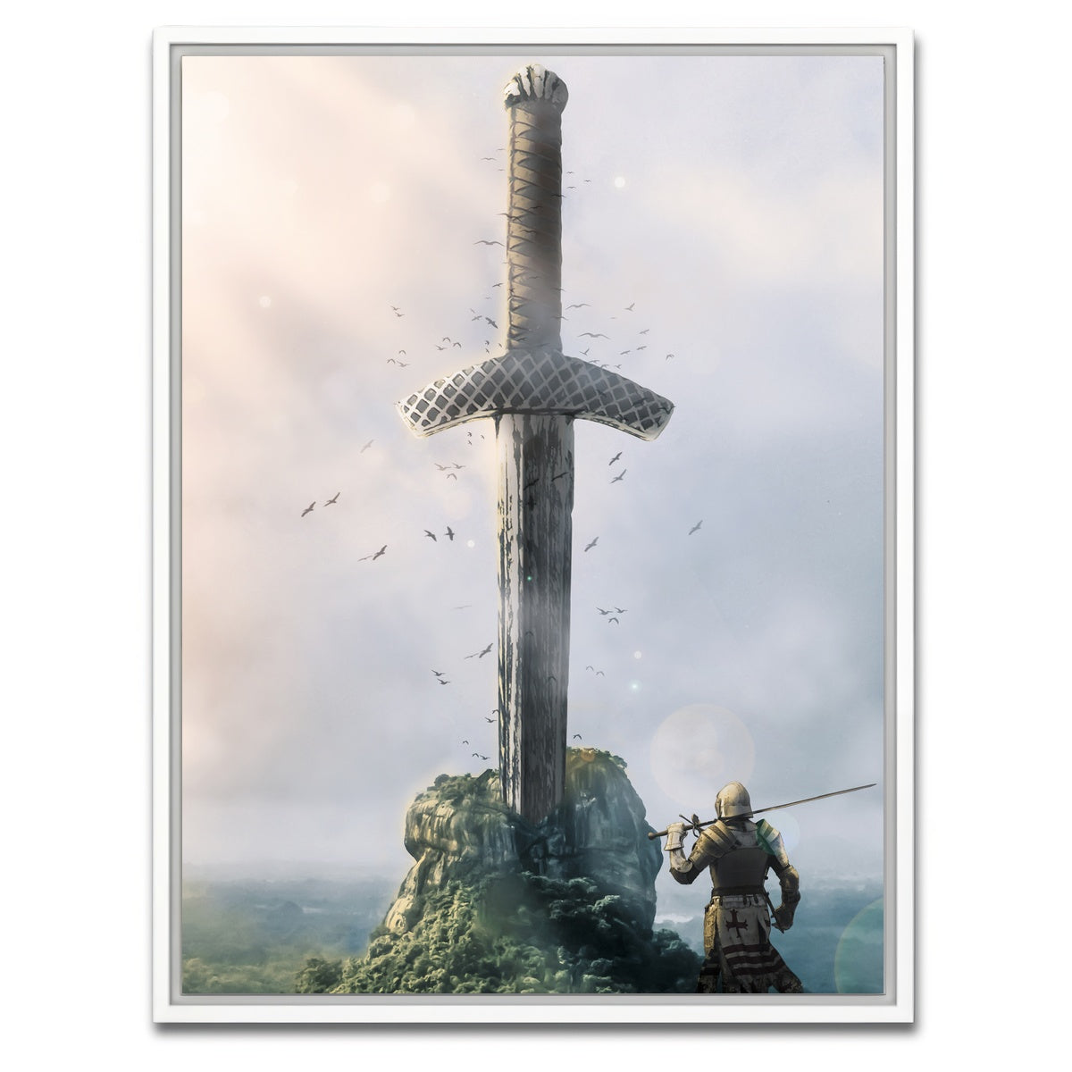 AUTO-MOCKUP WHITE | Excalibur | 1 Piece | White Framed Canvas | group=3x4