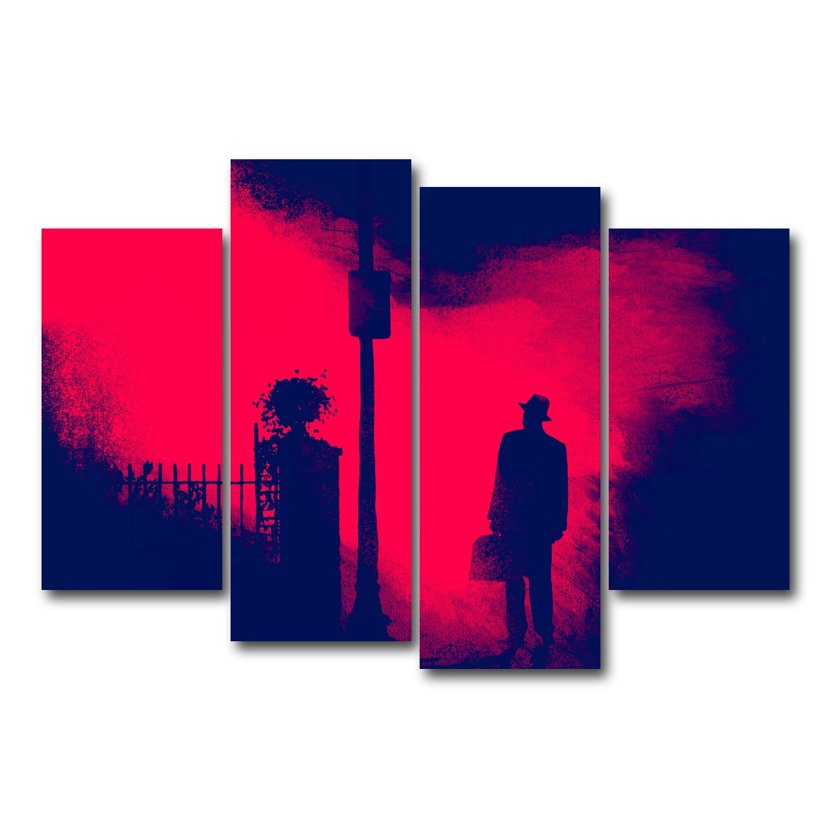 AUTO-MOCKUP WHITE | Exorcism | 4 Piece | Gallery Wrap Canvas | group=4_short