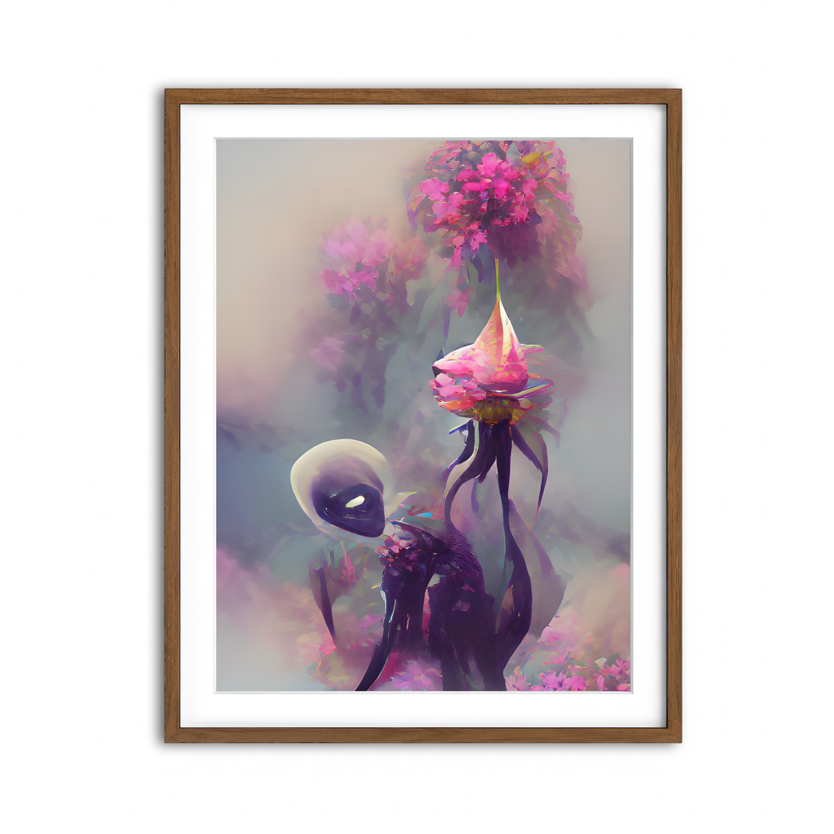 Framed Print 3x4 Walnut