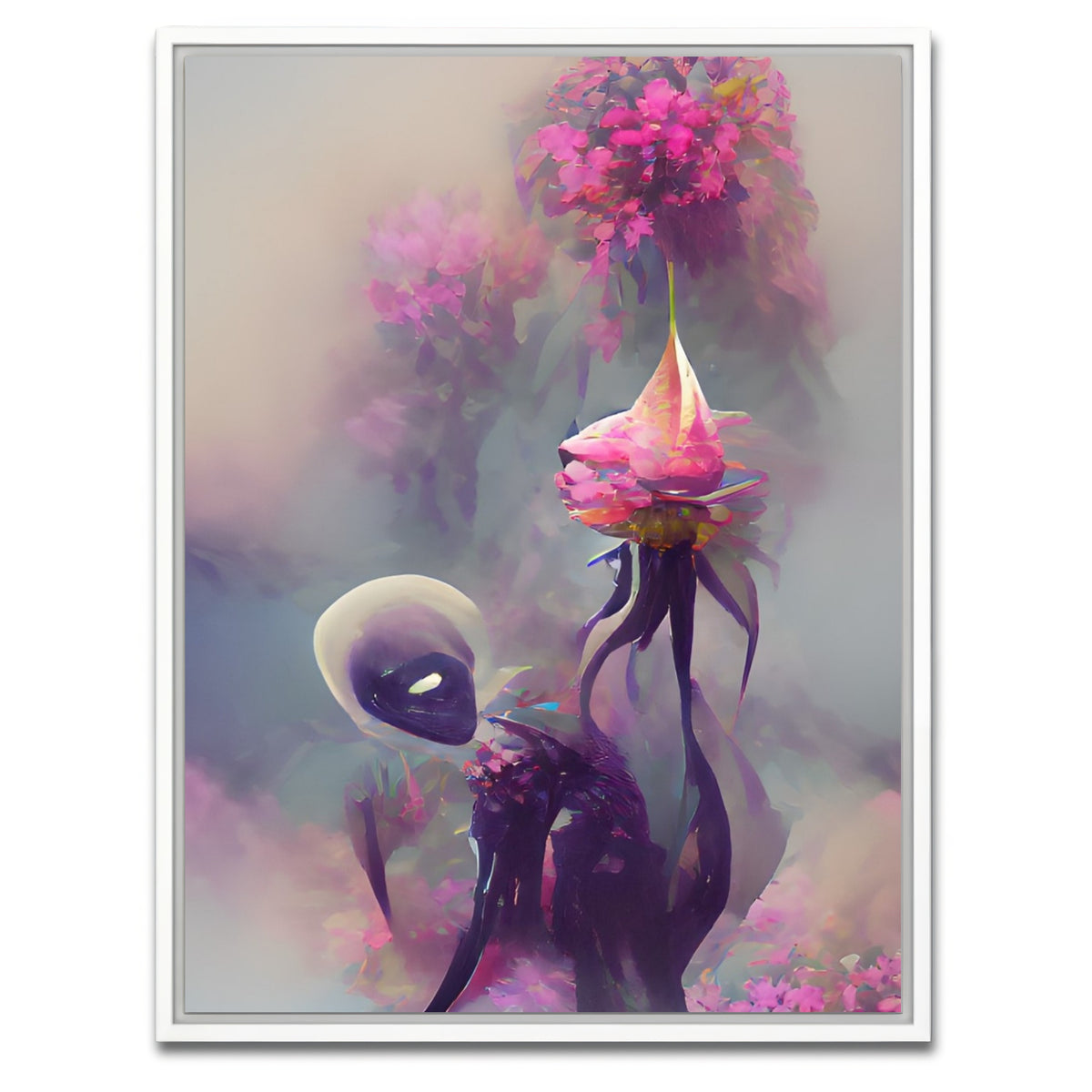 AUTO-MOCKUP WHITE | Exotic Flower | 1 Piece | White Framed Canvas | group=3x4