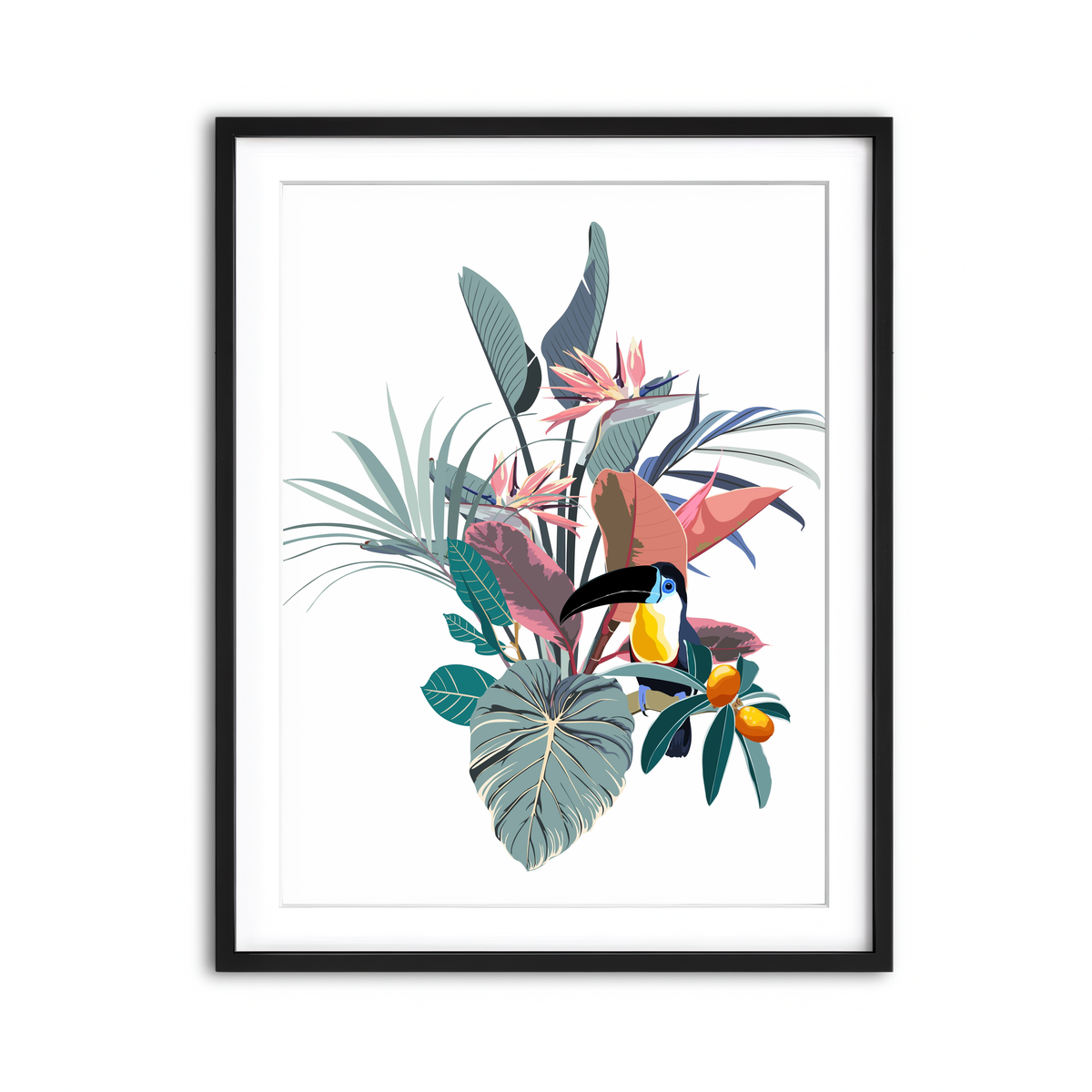 Framed Print 3x4 Black