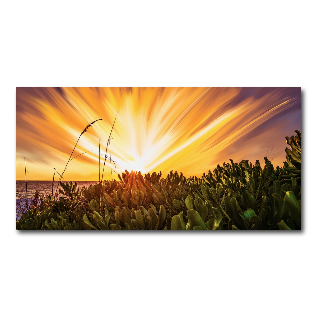 AUTO-MOCKUP WHITE | Exploding Sunset | 1 Piece | Gallery Wrap Canvas | group=2x1