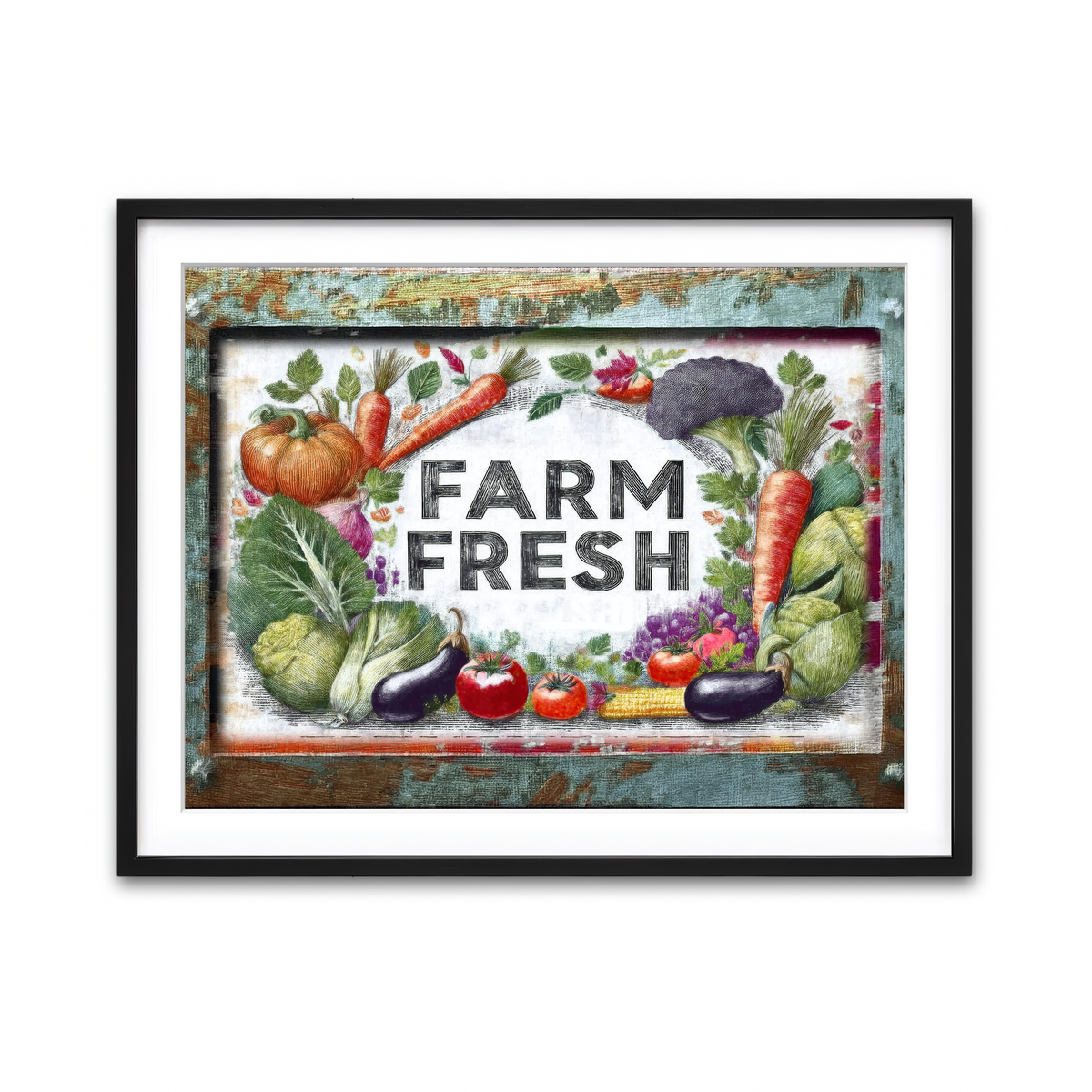 Framed Print 4x3 Black