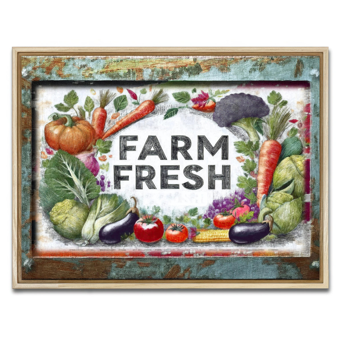AUTO-MOCKUP WHITE | FARM FRESH | 1 Piece | Natural Framed Canvas | group=4x3