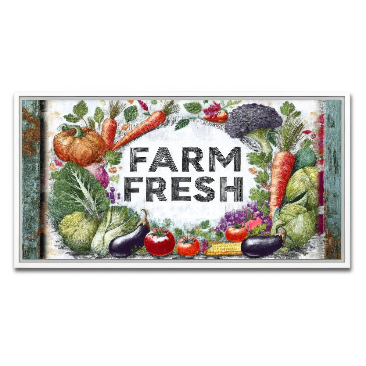 AUTO-MOCKUP WHITE | FARM FRESH | 1 Piece | White Framed Canvas | group=2x1