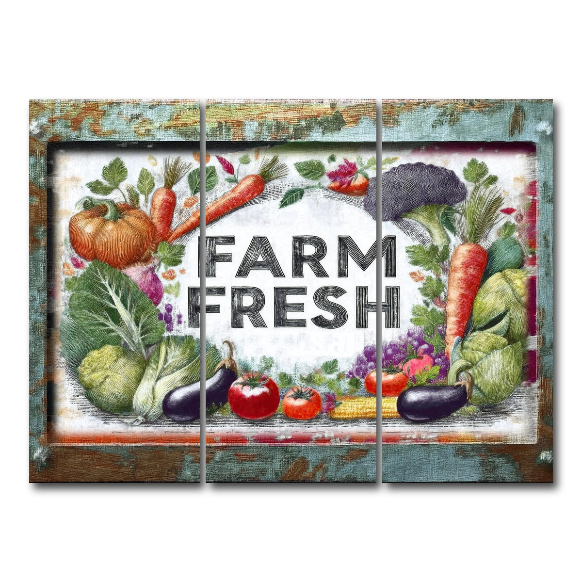 AUTO-MOCKUP WHITE | FARM FRESH | 3 Piece | Gallery Wrap Canvas | group=8x18