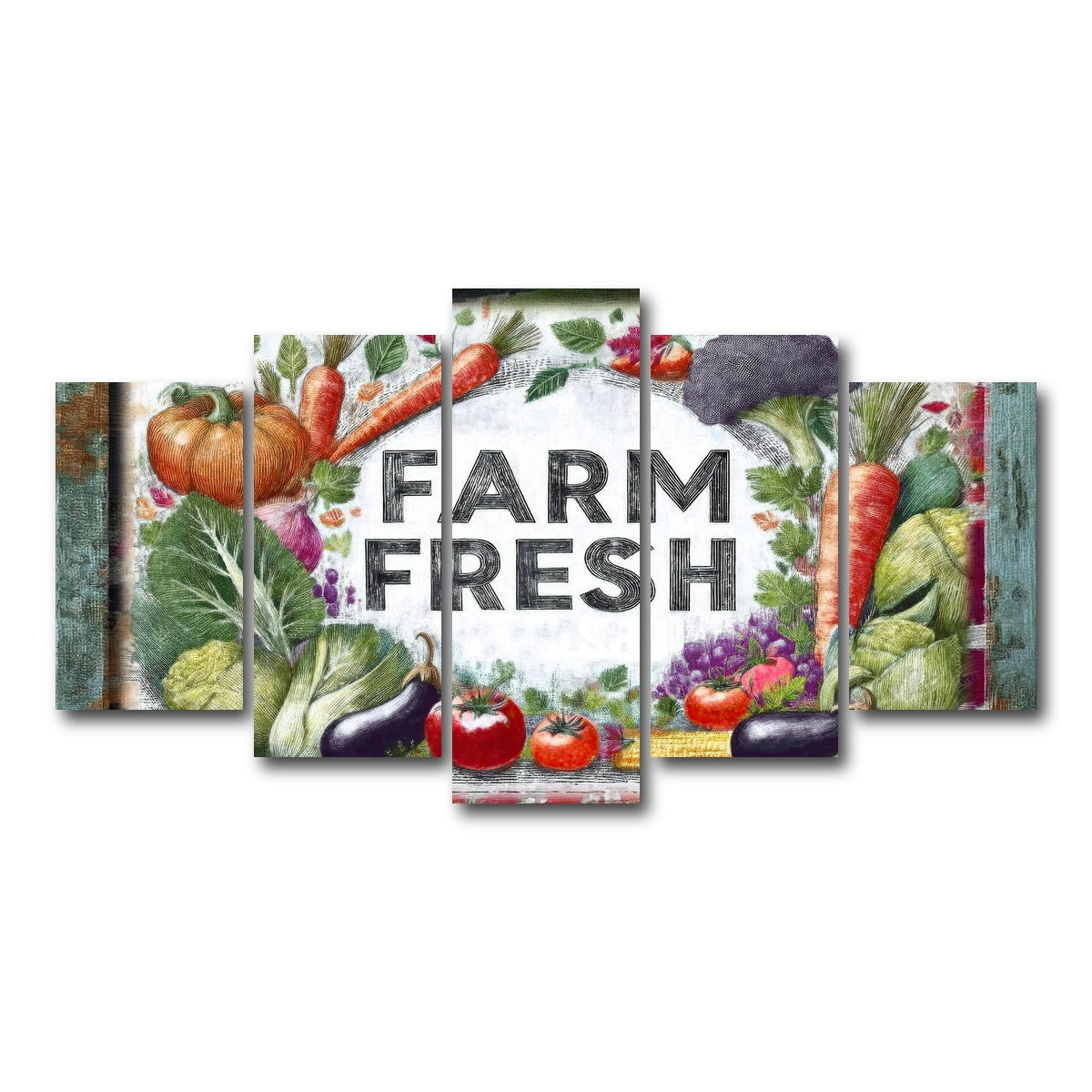 AUTO-MOCKUP WHITE | FARM FRESH | 5 Piece | Gallery Wrap Canvas | group=5_normal