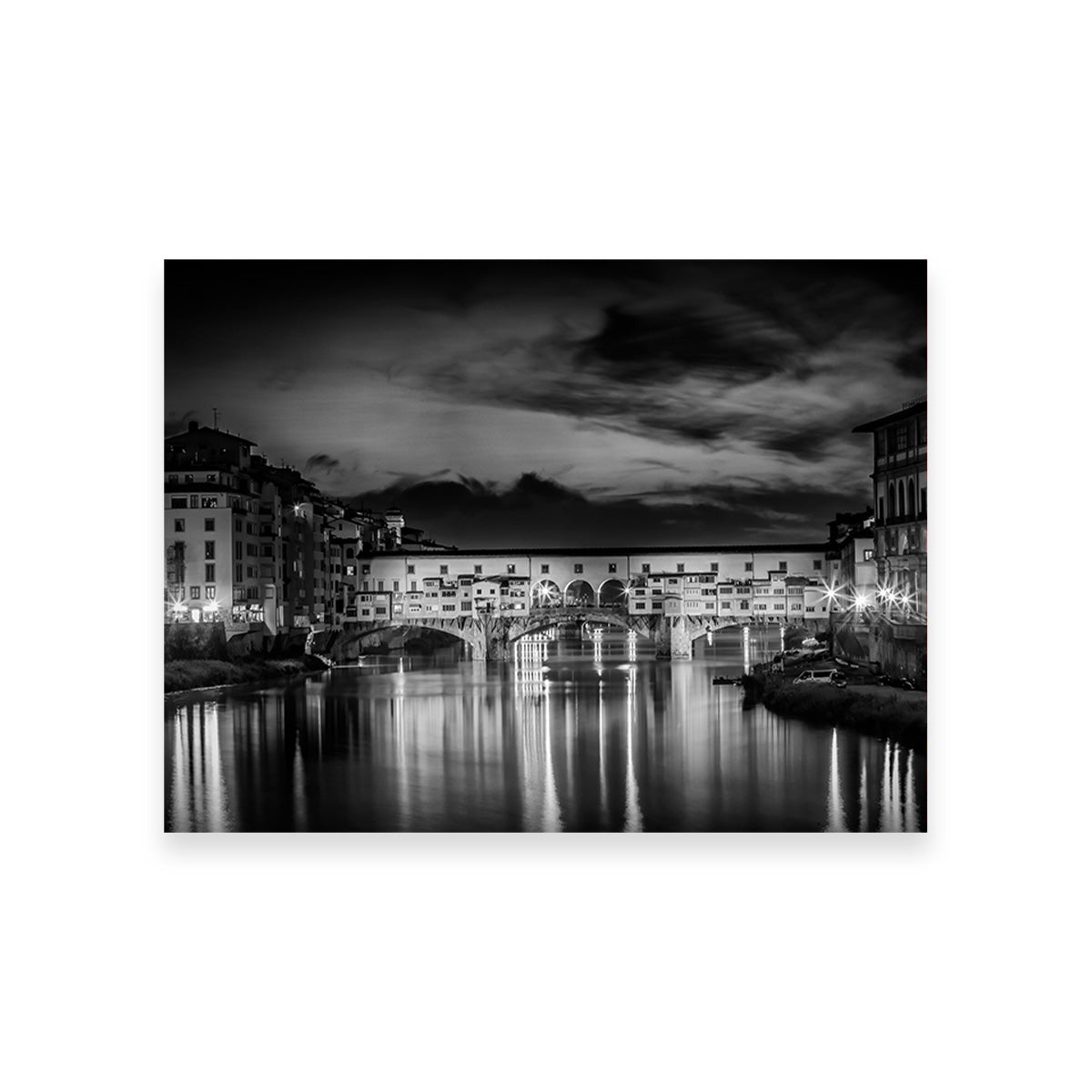 FLORENCE Ponte Vecchio at Sunset Wall Art