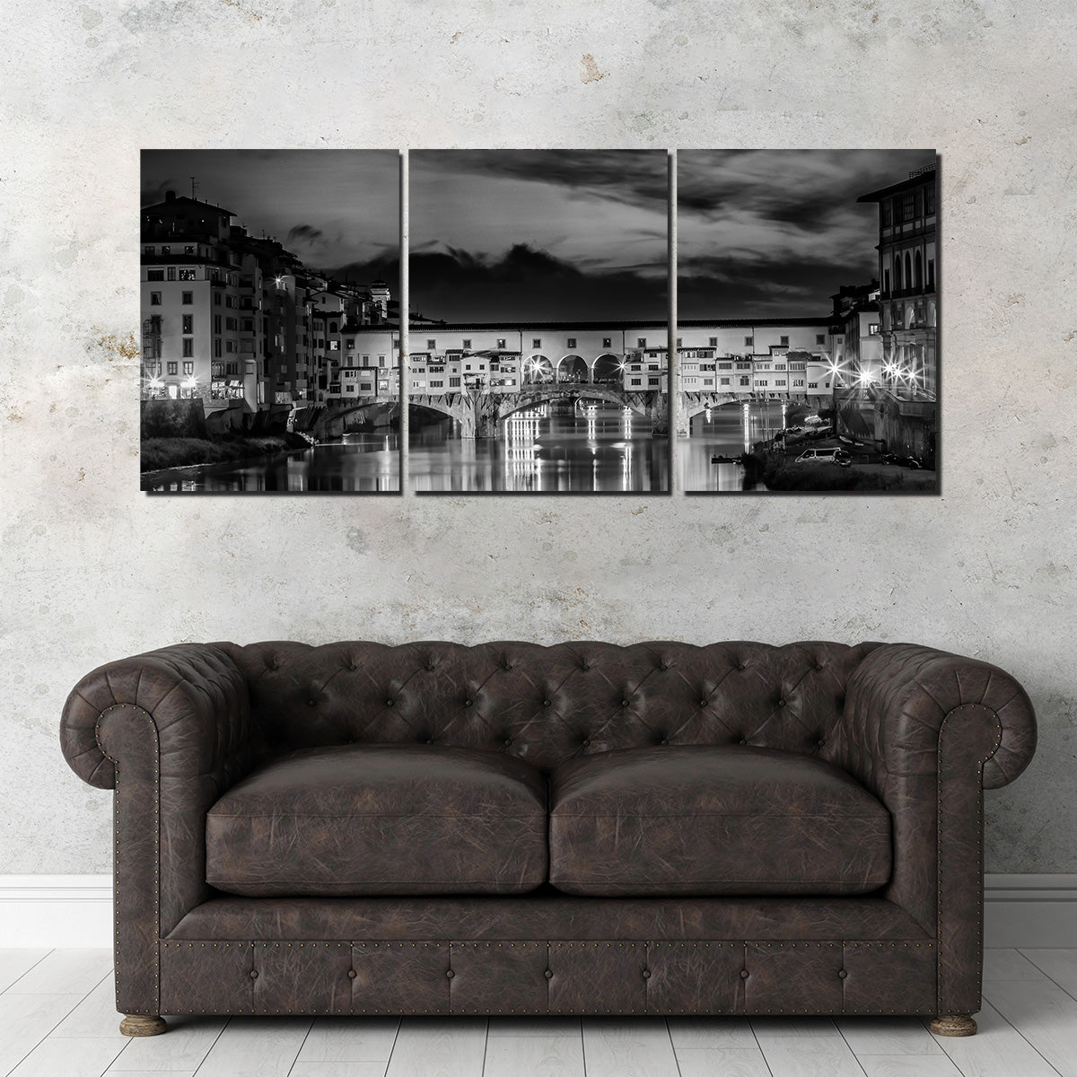FLORENCE Ponte Vecchio at Sunset Wall Art