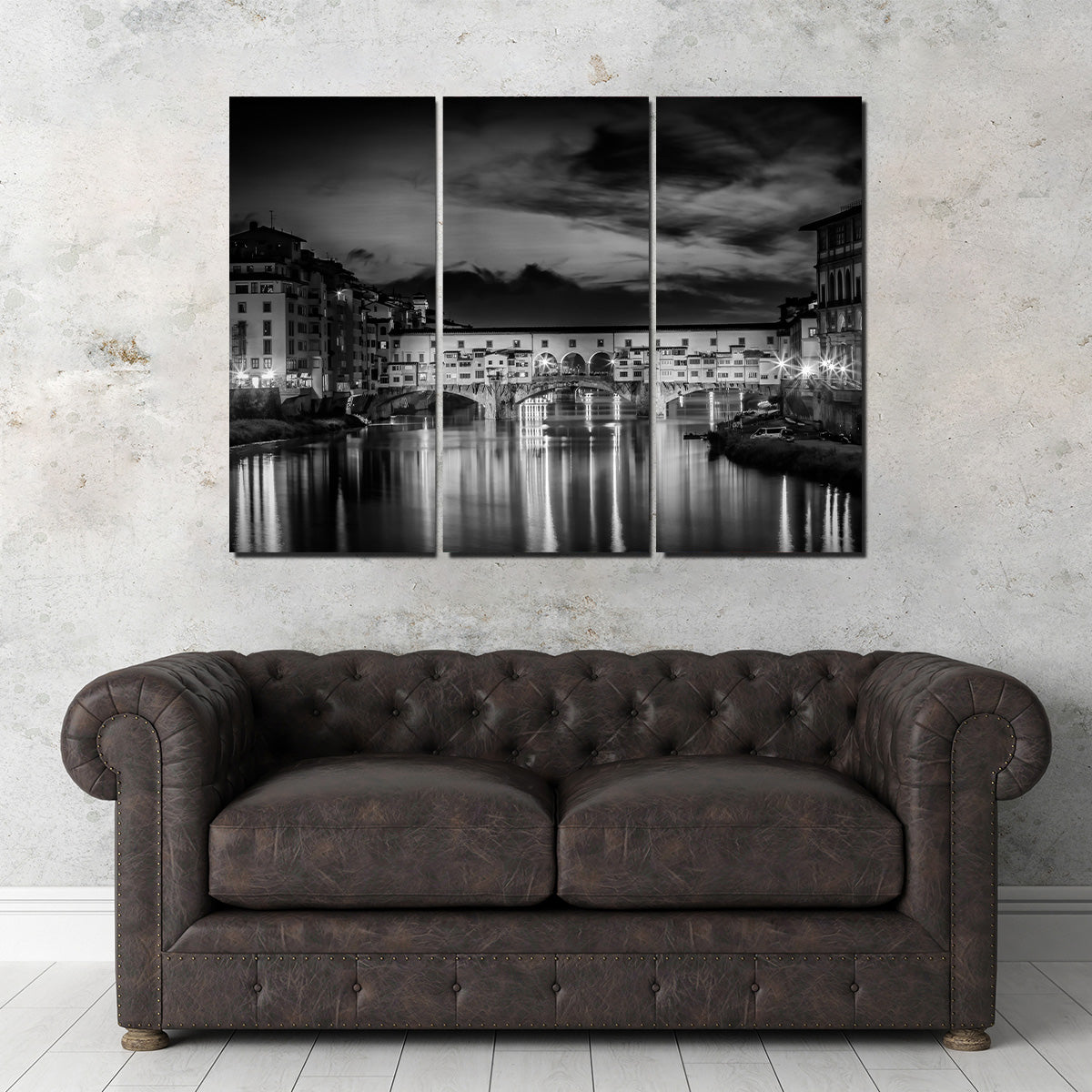 FLORENCE Ponte Vecchio at Sunset Wall Art
