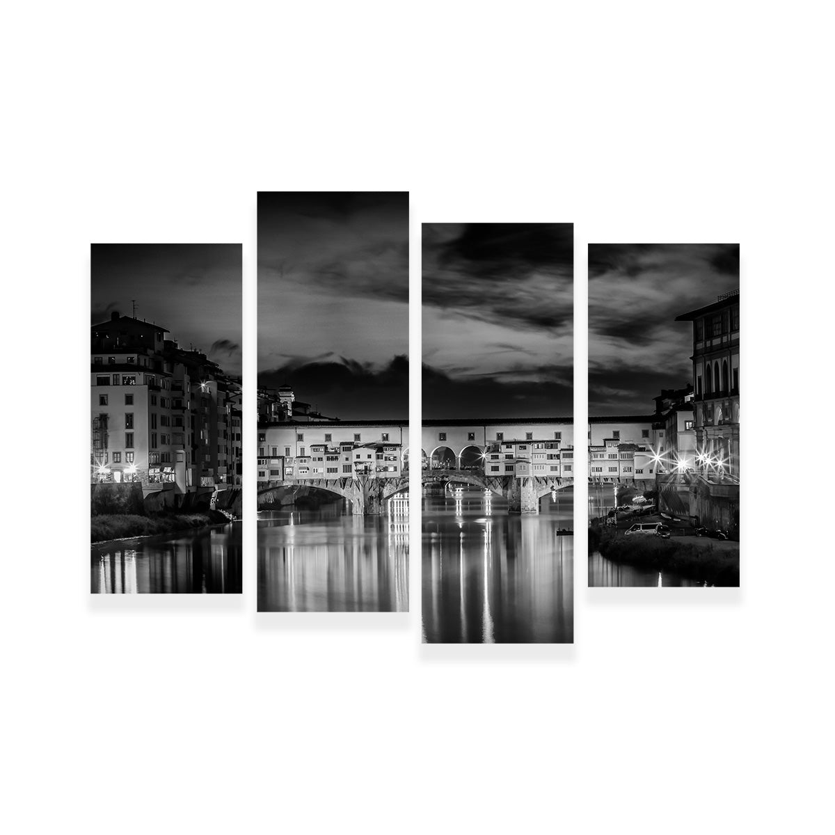 FLORENCE Ponte Vecchio at Sunset Wall Art