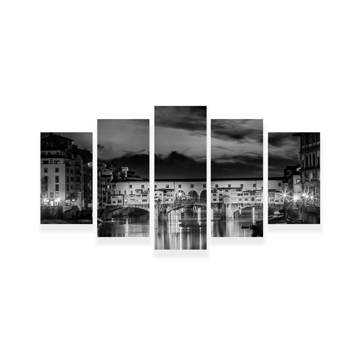 FLORENCE Ponte Vecchio at Sunset Wall Art