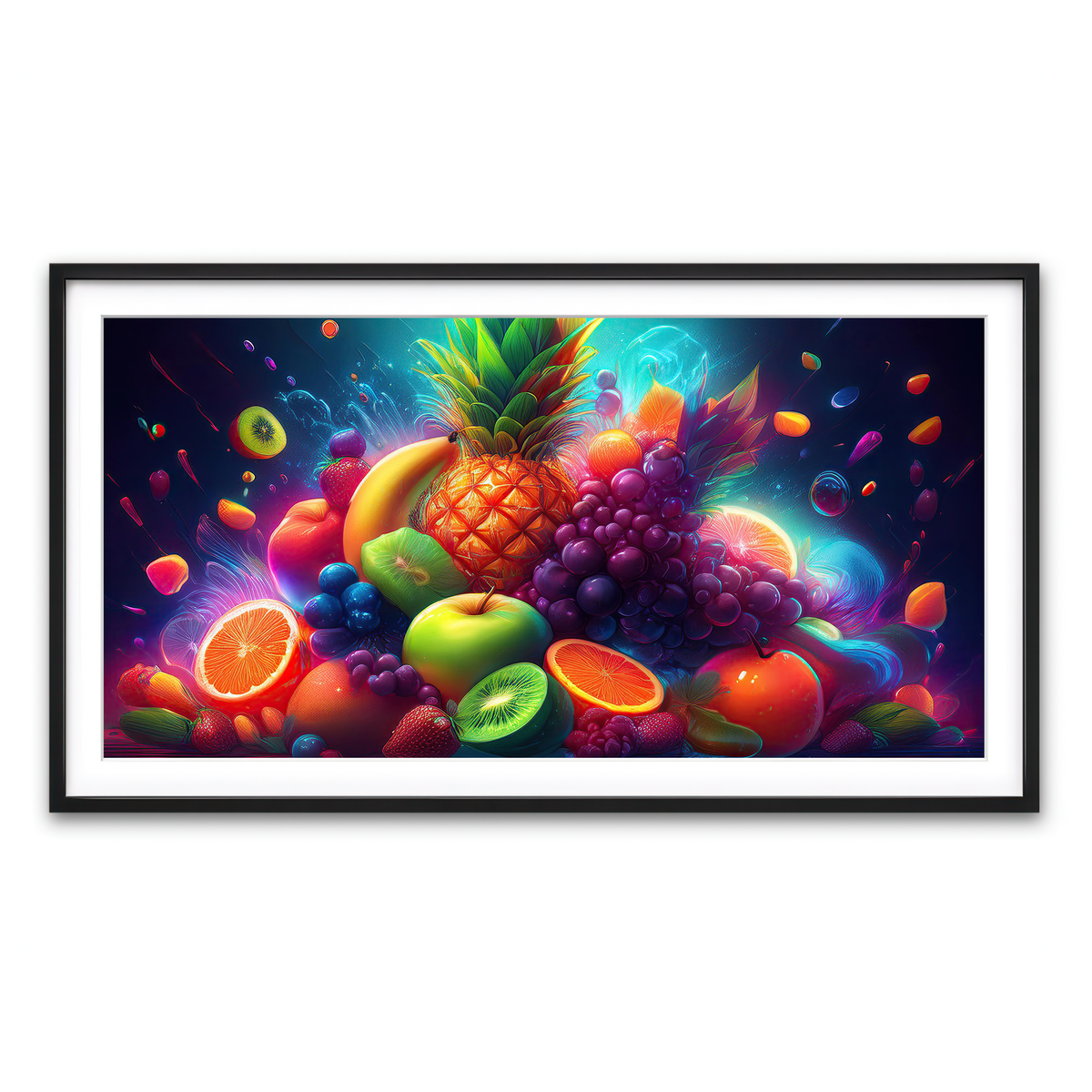 Framed Print 2x1 Black