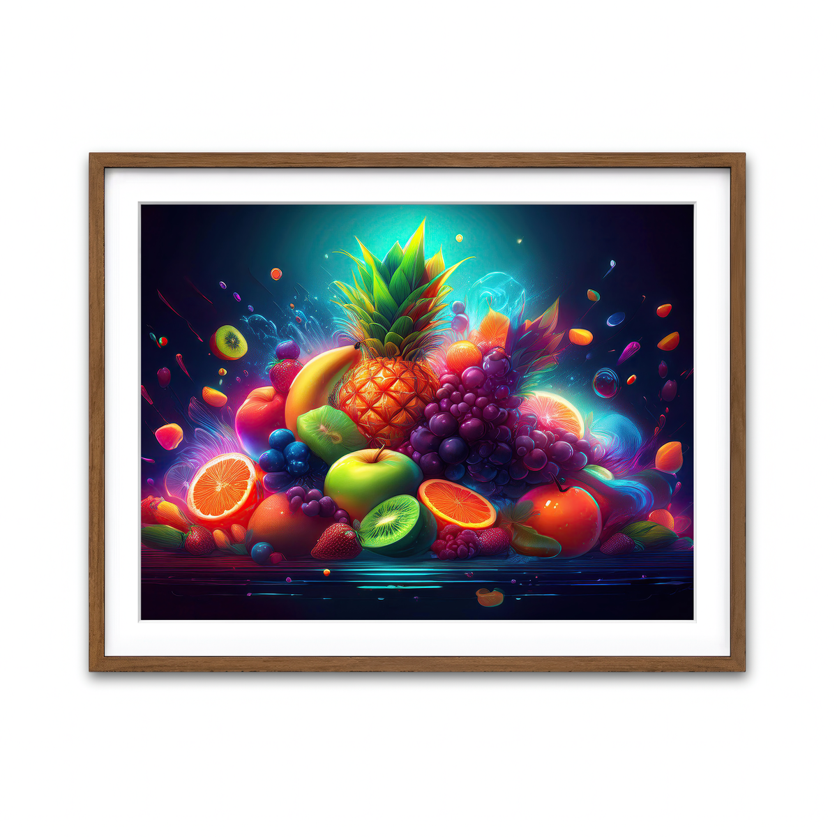 Framed Print 4x3 Walnut