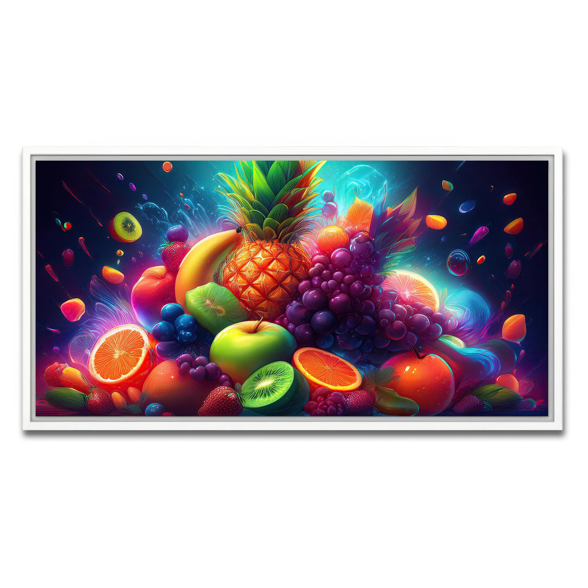 AUTO-MOCKUP WHITE | FRESH FRUITS | 1 Piece | White Framed Canvas | group=2x1