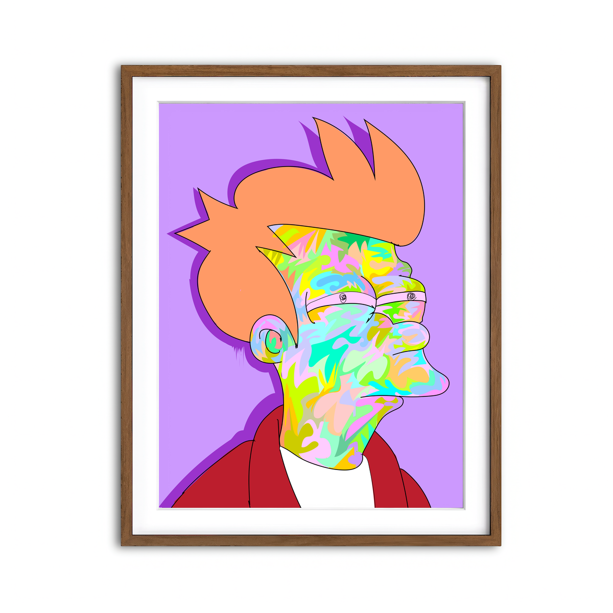 Framed Print 3x4 Walnut