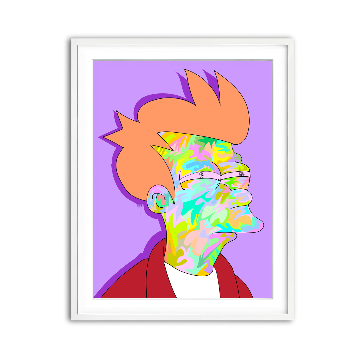 Framed Print 3x4 White