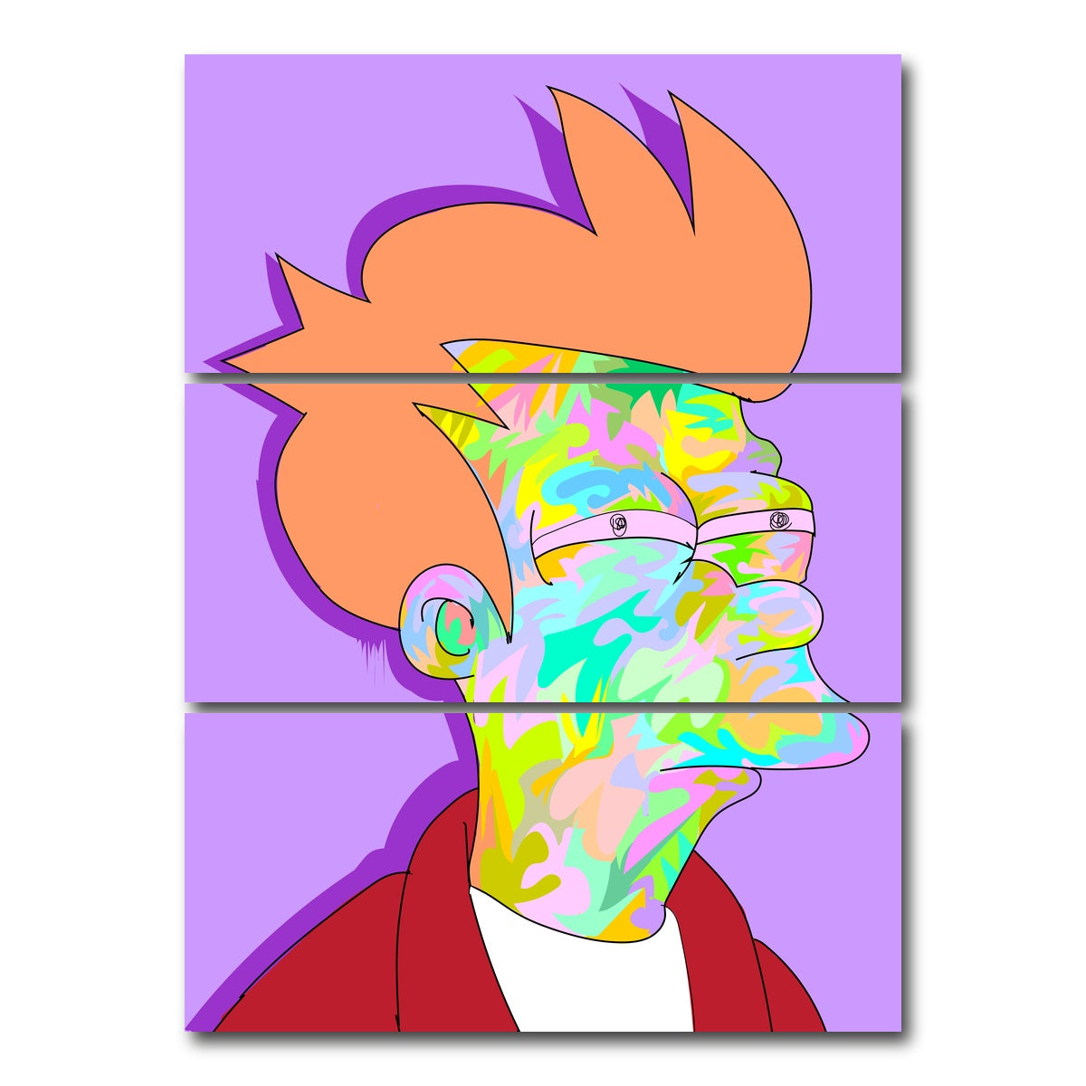 AUTO-MOCKUP WHITE | FRY | 3 Piece | Gallery Wrap Canvas | group=8x18_stacked