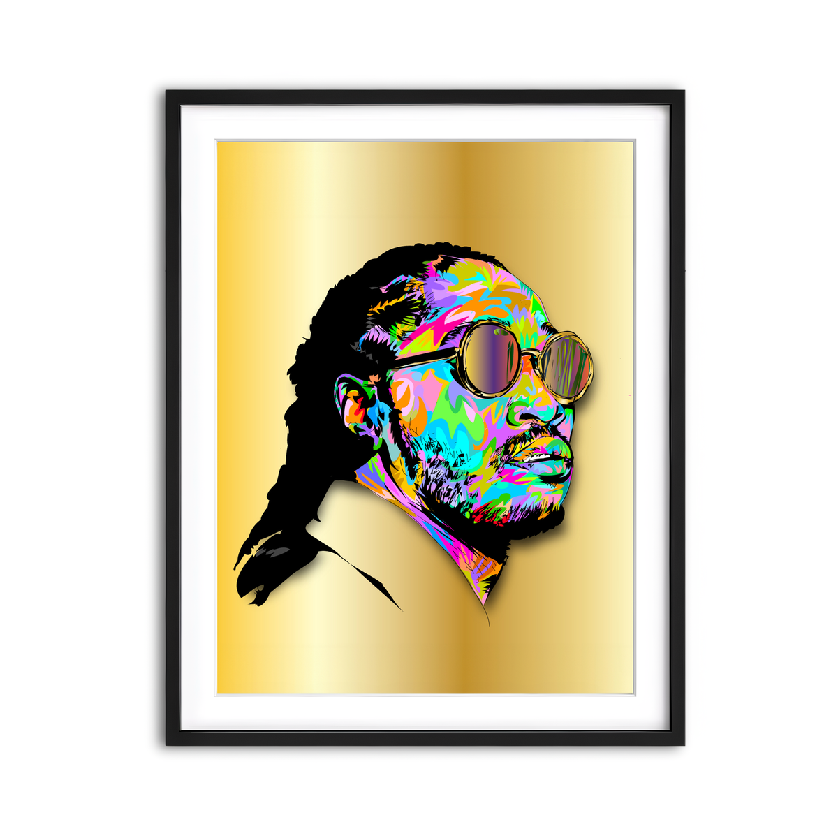 Framed Print 3x4 Black