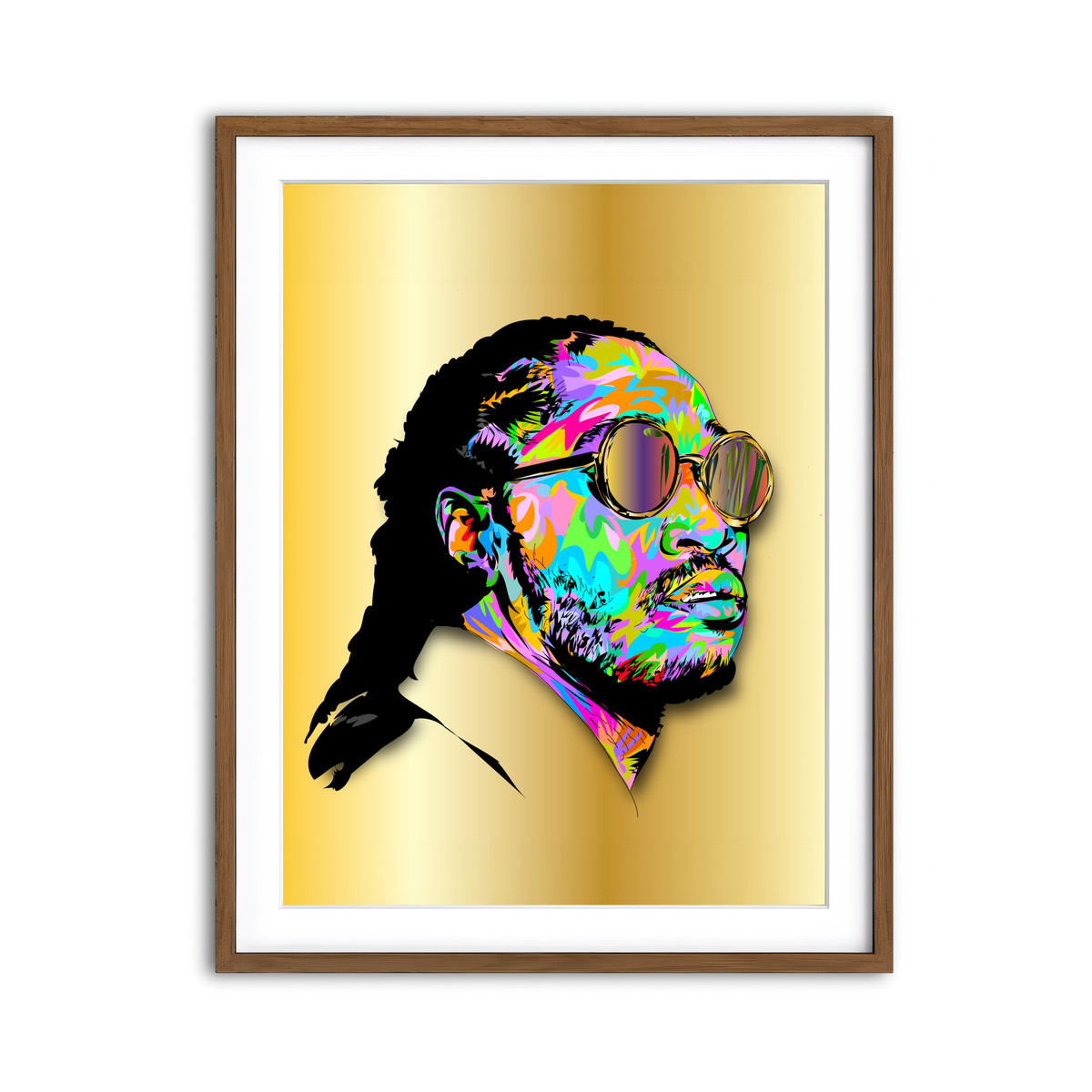 Framed Print 3x4 Walnut